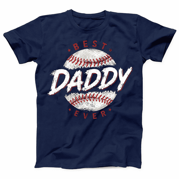 Men’s Baseball Dad T-Shirt Cool Graphic Tee Gift for Father’s Day 2026, Gift Shirt Keepsake Style 8