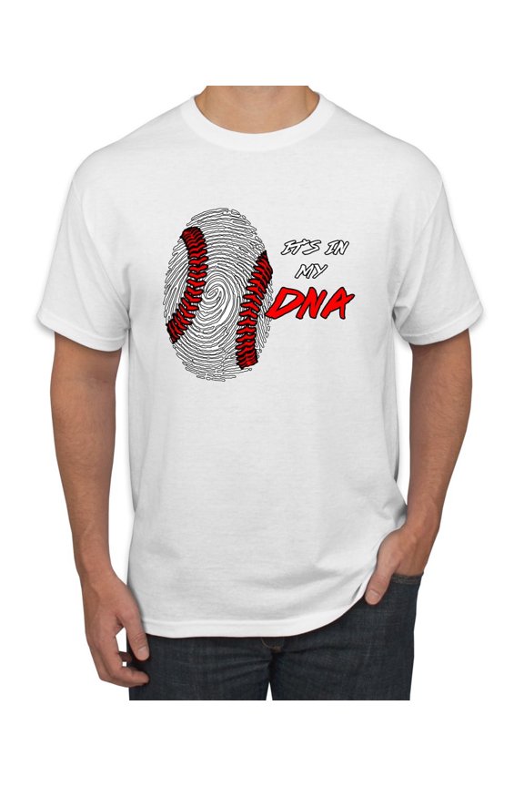 Men’s Baseball Fingerprint It's In My DNA Graphic T-Shirt