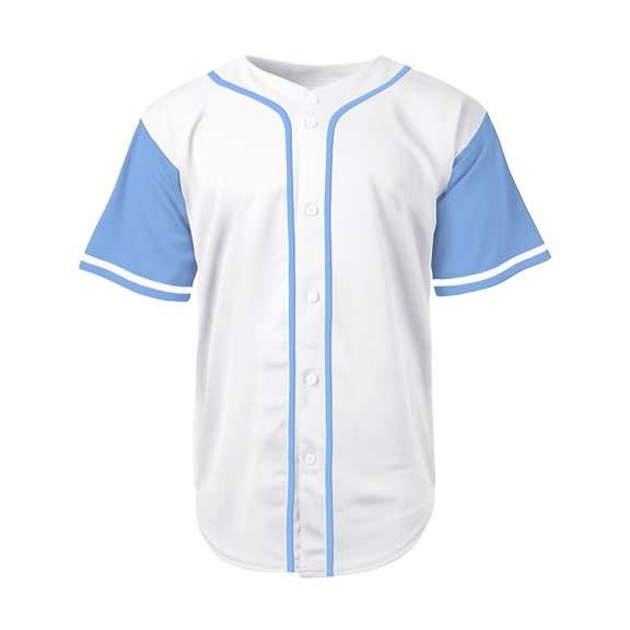 Men's Baseball Jersey Button Down Premium Hip Hop T Shirts Sports Uniform