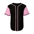 thumbnail image 1 of Men's Baseball Jersey Button Down Premium Hip Hop T Shirts Sports Uniform, 1 of 4
