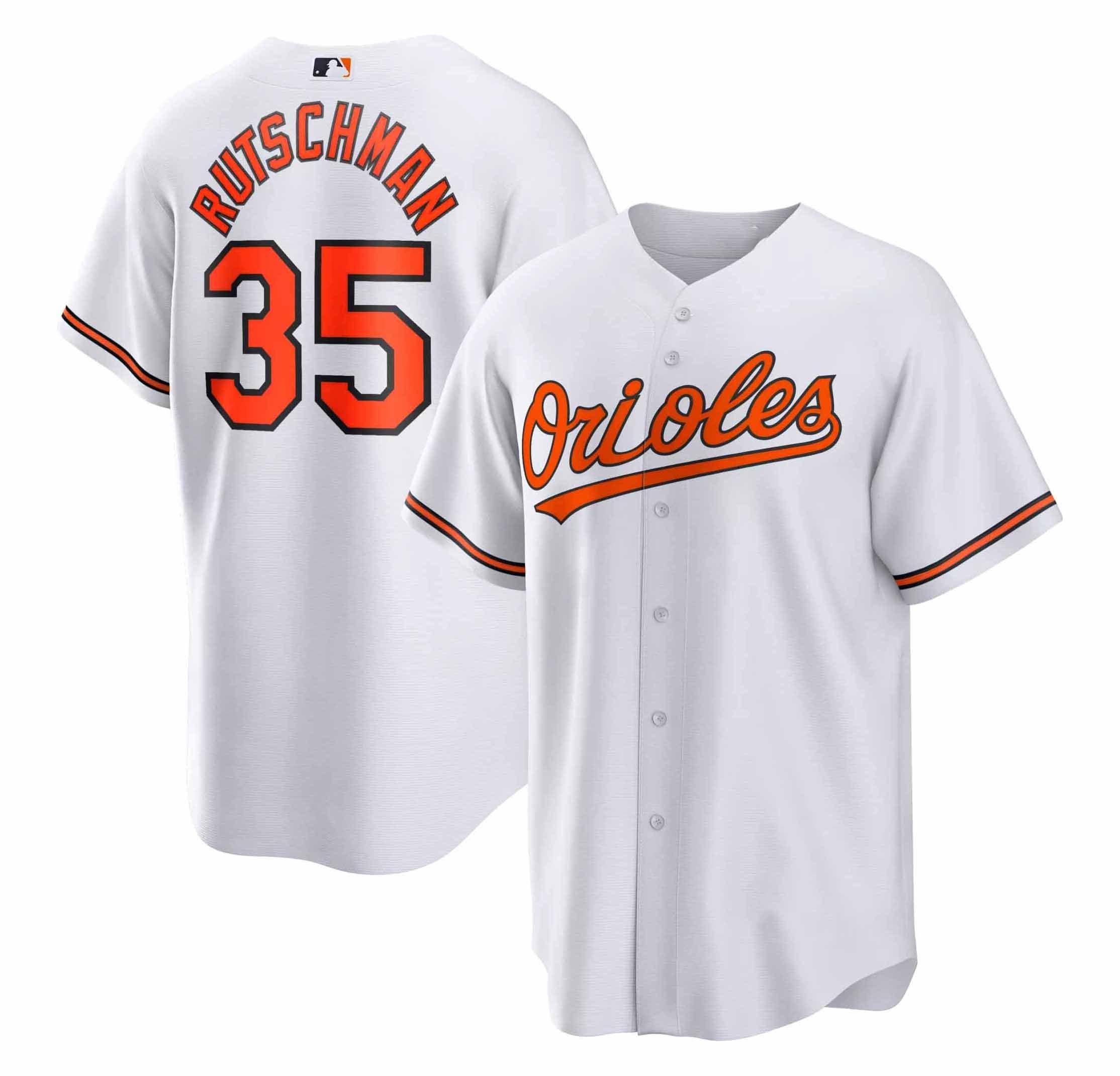 Men's Baseball game Uniforms Baltimore_Orioles Adley Rutschman 35
