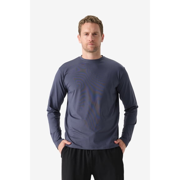 Men's Baseline DriComfort Long Sleeve Tee - Arctic Blue