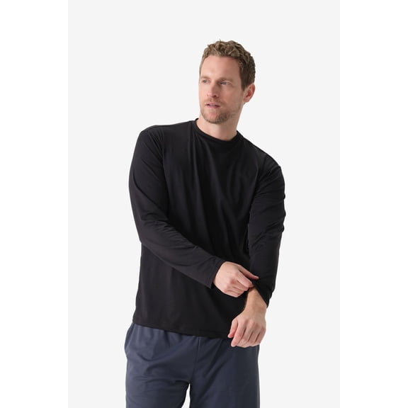 Men's Baseline DriComfort Long Sleeve Tee - Black