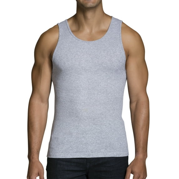 Men`s Basic A Shirts, XL, Black/Grey