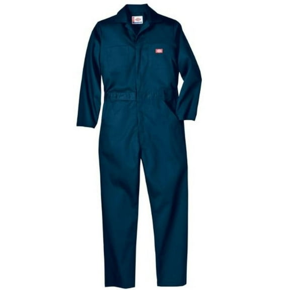 Dickies Men’s Long Sleeve Coveralls – Durable Workwear with Zipper Front, Multiple Pockets & Stain-Resistant Fabric for All-Day Comfort