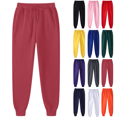 thumbnail image 1 of Men's Basic Fleece Jogger Sweatpants with Pockets Solid Color Casual Pants Drawstring Gym Running Pant Winter Fashion, 1 of 3