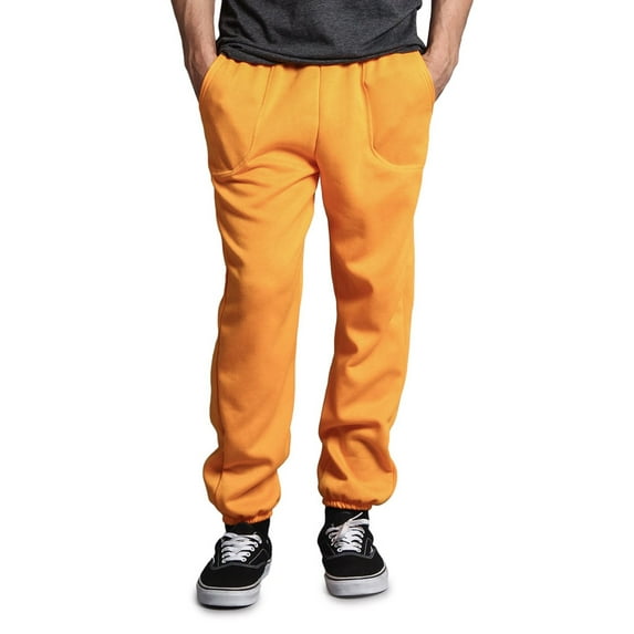 Men's Basic Fleece Jogger Sweatpants with Pockets, Up to 5X
