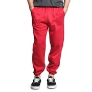Men's Basic Fleece Jogger Sweatpants with Pockets, Up to 5X