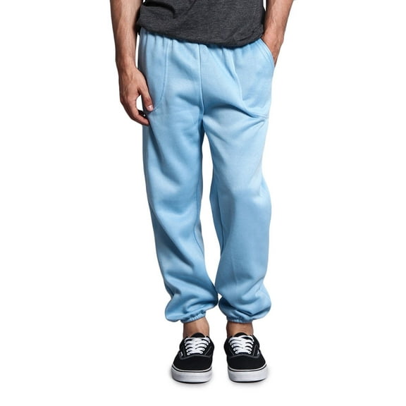 Men's Basic Fleece Jogger Sweatpants with Pockets, Up to 5X
