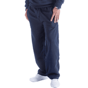 LEE HANTON Men's Basic Medium Weight Solid Fleece Sweatpants