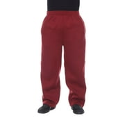 LEE HANTON Men's Basic Medium Weight Solid Fleece Sweatpants