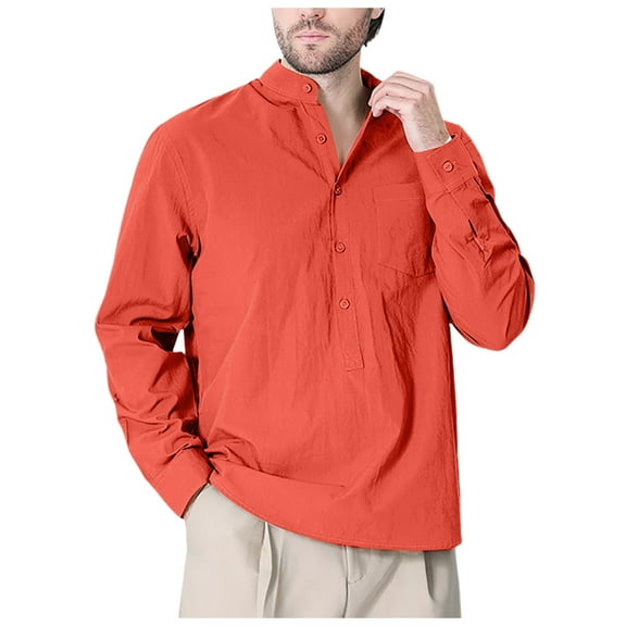 Men's Basic Shirt Men’s Long Sleeve Shirts Fashion Shirts Tops Mens Long Sleeve Button Down Shirts Regular Fit Long Sleeve Stretch Shirts Tops Casual Work Shirt for Men