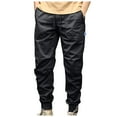 thumbnail image 1 of Men's Basic Tech Woven Track Jogger Pants, Quick Dry, Lightweight, Stretchable, 1 of 7