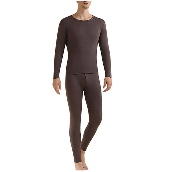 Men's Basic Thermal Underwear Sets - Winter Warm Soft Long Johns - Base Layer Top and Bottom for Cold Weather