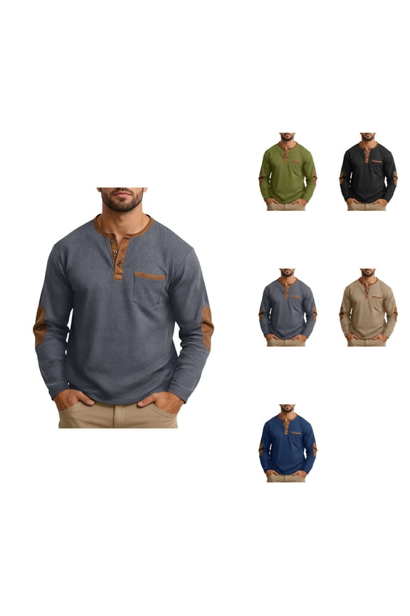 Men's Basic Turtleneck Long Sleeve Knit Casual Pullover Top for Sports and Leisure