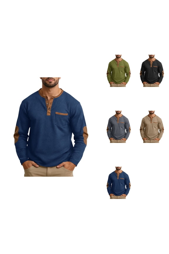 Men's Basic Turtleneck Long Sleeve Knit Casual Pullover Top for Sports and Leisure
