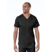 Mens Basic V-Neck Top by Maevn XS-3XL / Black
