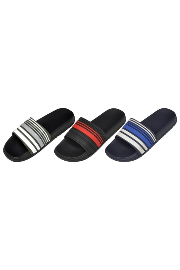 (Men's ) Basic sport slide 36 Pairs in a case (Bulk Pack)