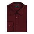 thumbnail image 1 of Men's Basilio Convertible Cuff Solid Dress Shirt - Many Colors Available, 1 of 2