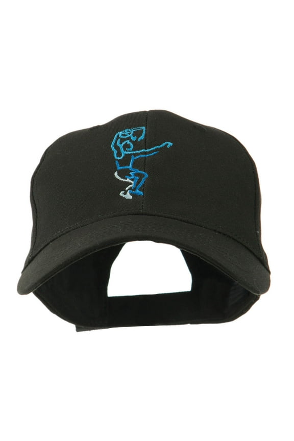 Men's Basketball Dunk Shot Embroidered Cap - Black OSFM