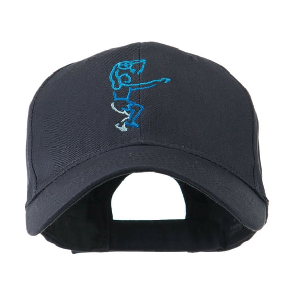 Men's Basketball Dunk Shot Embroidered Cap - Navy OSFM
