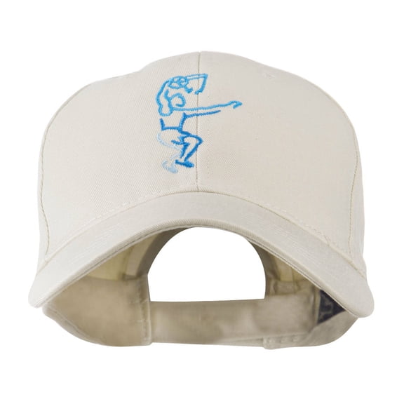 Men's Basketball Dunk Shot Embroidered Cap - Stone OSFM