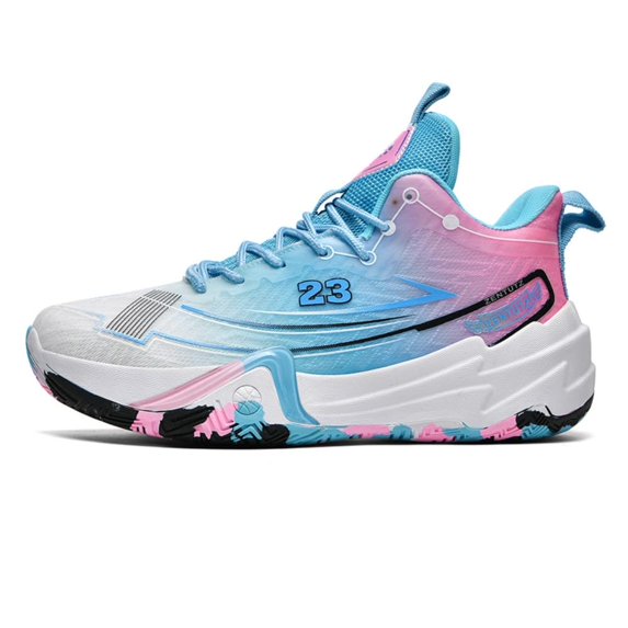 Men's Basketball Shoes Breathable Non-Slip Sneakers Fashionable Sports