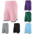 thumbnail image 1 of Men's Basketball Shorts 11 Inch Inseam With Zipper Pocket Mesh Sports Shorts For Gym Workout Court Star And Fitness, 1 of 4