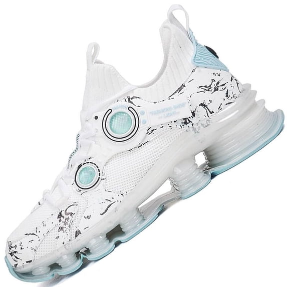 Men's Basketball Sneakers Breathable Durable Cushioned Grip Shoes for Training and Casual