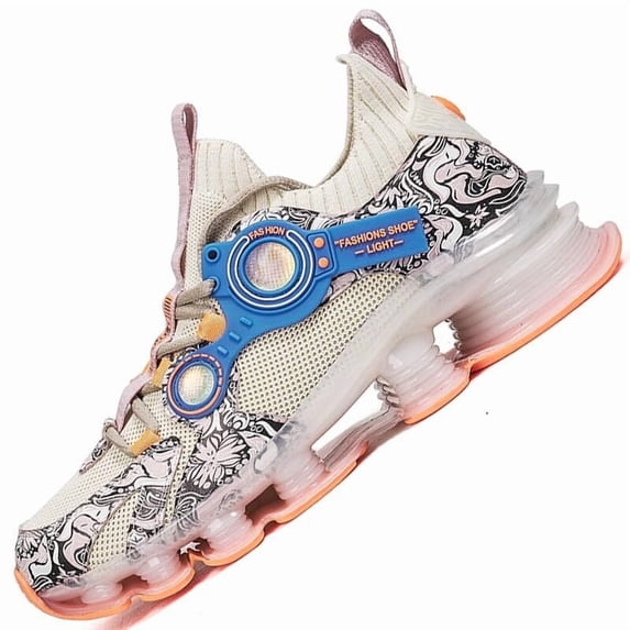Men's Basketball Sneakers Breathable Durable Cushioned Grip Shoes for Training and Casual