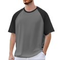 thumbnail image 1 of Men's Basketball Sports T Shirt Short Sleeved Warm Up Performance Top Trendy College Style Comfortable Sweat Wicking Athletic Wear, 1 of 4