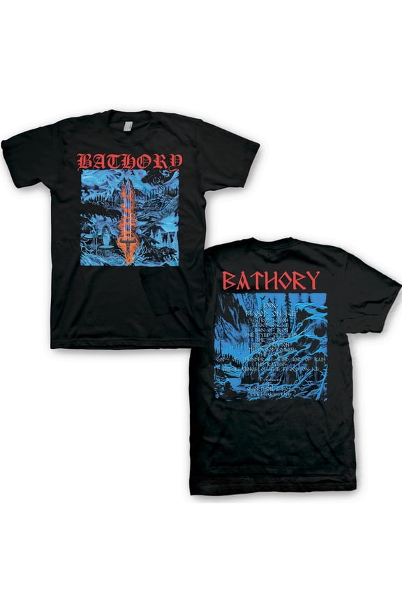 Men's Bathory Blood on Ice T-shirt Medium Black
