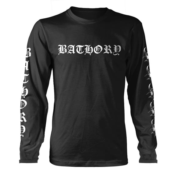 Men's Bathory Logo Long Sleeve Small Black