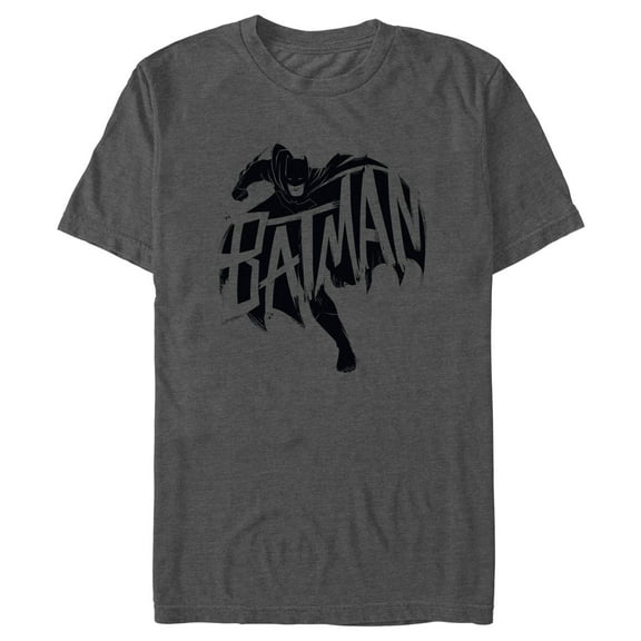 Men's Batman Action Pose Logo Graphic T-Shirt
