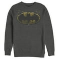 thumbnail image 1 of Men's Batman Bat Colony Logo Sweatshirt Charcoal Heather 2X Large, 1 of 3