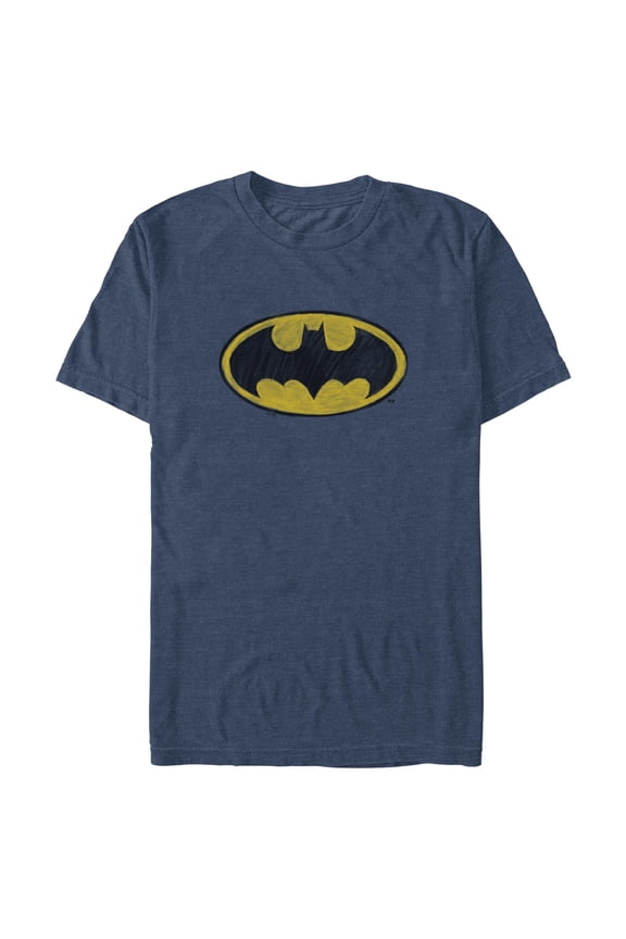 Men's Batman Bat Drawing Logo  Graphic T-Shirt