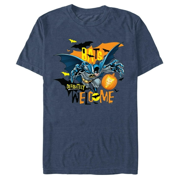 Men's Batman Bats Definitely Welcome  Graphic T-Shirt