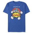 thumbnail image 1 of Men's Batman Be Good or Kaboom Graphic Tee Royal Blue 3X Large, 1 of 4