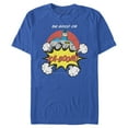 thumbnail image 1 of Men's Batman Be Good or Kaboom  Graphic Tee Royal Blue Medium, 1 of 4