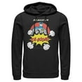 thumbnail image 1 of Men's Batman Be Good or Kaboom Pull Over Hoodie Black Medium, 1 of 3
