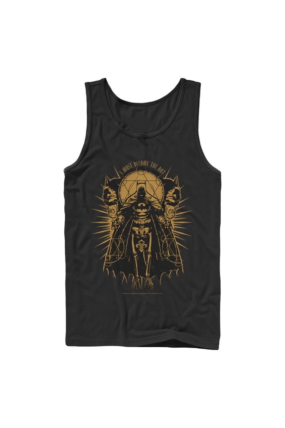Men's Batman Become the Bat Tank Top Black X Large