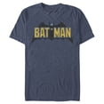 thumbnail image 1 of Men's Batman Caped Crusader Logo  Graphic Tee Navy Blue Heather Large, 1 of 3