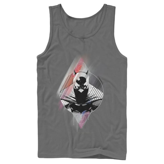 Men's Batman Caped Crusader Prism Tank Top Charcoal Large