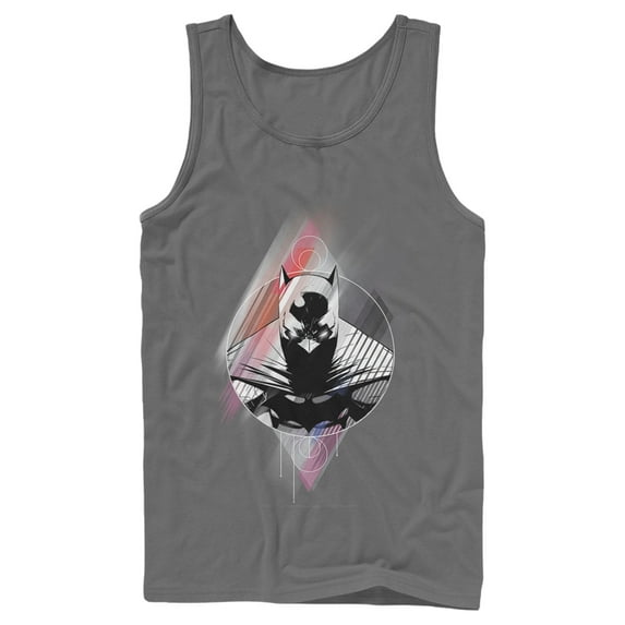 Men's Batman Caped Crusader Prism Tank Top Charcoal X Large
