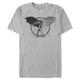 thumbnail image 1 of Men's Batman Caped Crusader Schematics Graphic Tee Silver Medium, 1 of 3