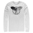 thumbnail image 1 of Men's Batman Caped Crusader Schematics  Long Sleeve Shirt White X Large, 1 of 3