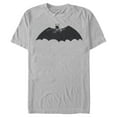 thumbnail image 1 of Men's Batman Caped Crusader Silhouette  Graphic Tee Silver 2X Large, 1 of 3