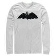 thumbnail image 1 of Men's Batman Caped Crusader Silhouette  Long Sleeve Shirt White Medium, 1 of 3