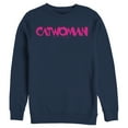 thumbnail image 1 of Men's Batman Catwoman Logo  Sweatshirt Navy Blue 2X Large, 1 of 3