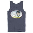 thumbnail image 1 of Men's Batman Christmas Naughty Penguin  Tank Top Navy Blue 2X Large, 1 of 3